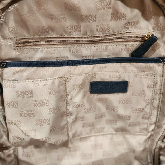 SOLD Michael Kors Large Nylon and Leather Jet Set Backpack - Picture 8 of 10